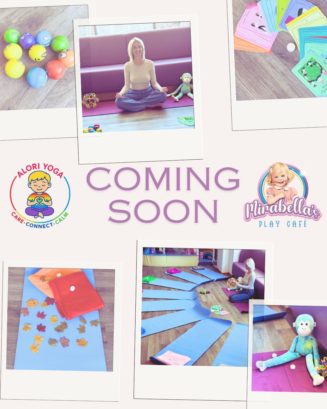 Alori Yoga sessions at Mirabella’s Play Café